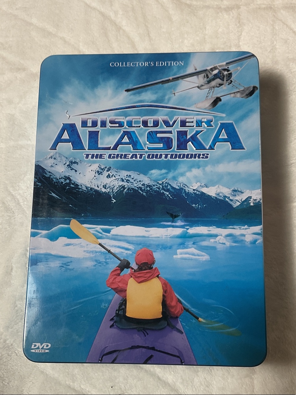 Discover Alaska The Great Outdoors DVD - Blue Scenic Cover